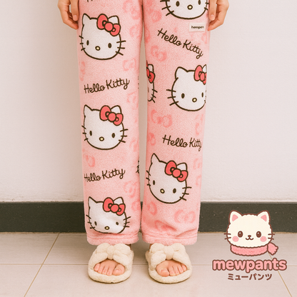 MEWPANTS - Polarowe spodnie HellowKitty