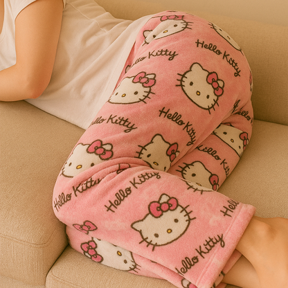 MEWPANTS - Polarowe spodnie HellowKitty